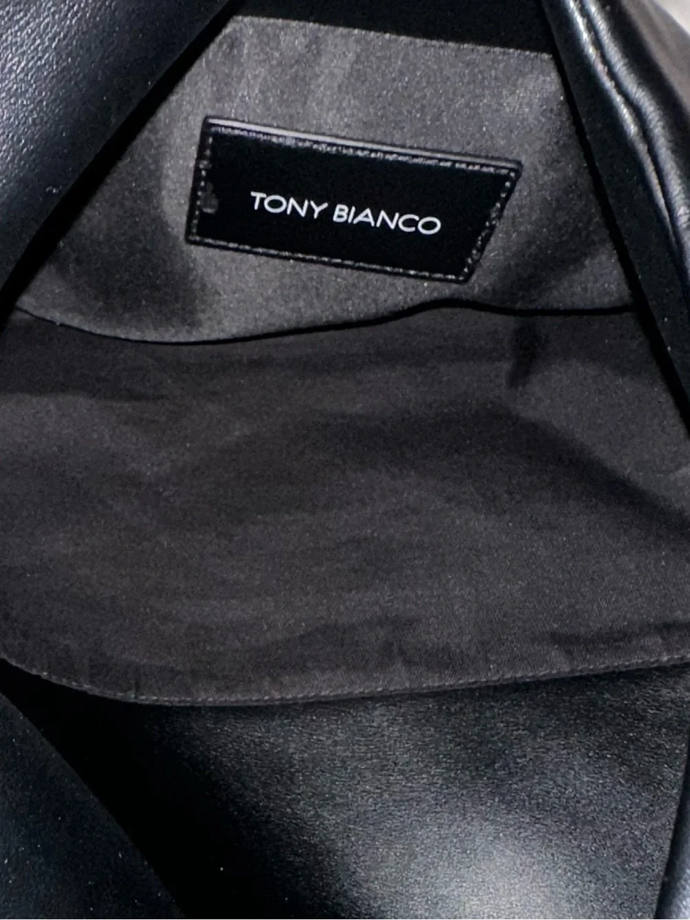 Tony Bianco Black Slouchy Oversized Shoulder Bag